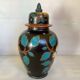 Large Hetty Gouda Holland Covered Vase