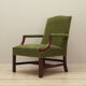 Fauteuil en acajou, design danois, années 1970, production : Danemark