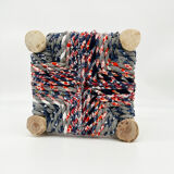 Moroccan mini stool Boucherouite