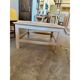 Italian Square Natural Coffee-Table With Chessboard