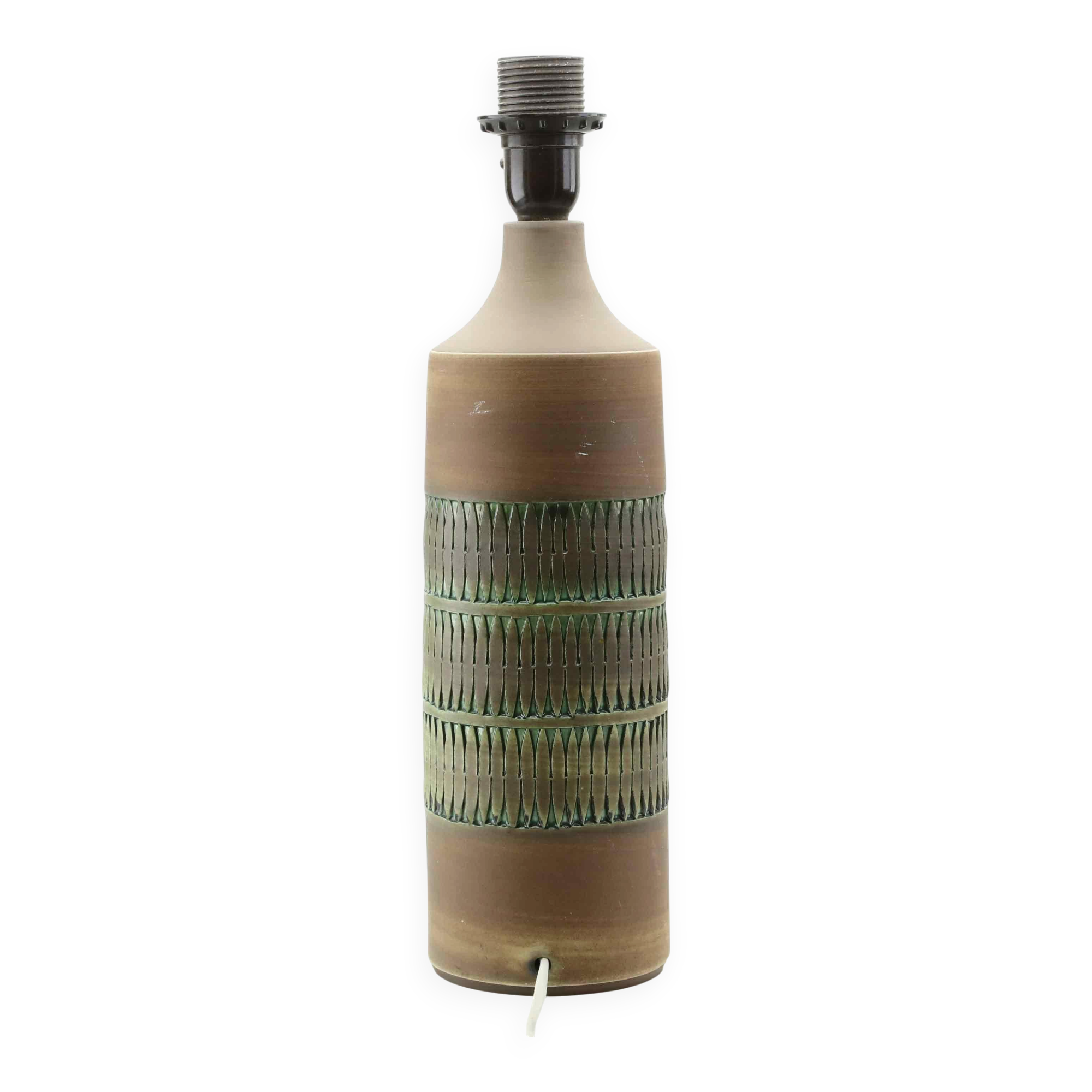 Tomas anagrius table lamp, ceramic, sweden, 1960s.