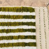 Tapis Vert et blanc 250cx150cm