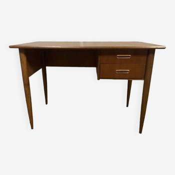 Scandinavian teak desk 1960s length 110 cm