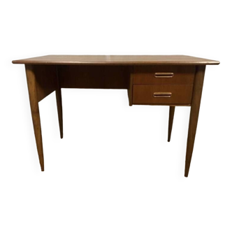 Scandinavian teak desk 1960s length 110 cm