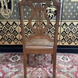 Set of 8 Louis XVI style chairs in canning