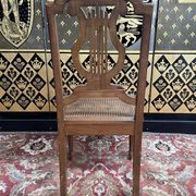Set of 8 Louis XVI style chairs in canning