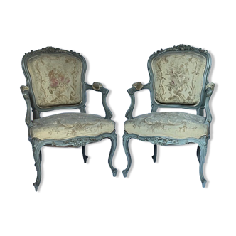 Pair of armchairs