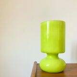 Blown glass mushroom lamp