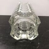 Vase verre moulé grand modèle vintage