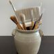 Ideal stoneware pot for Utensils Kitchen