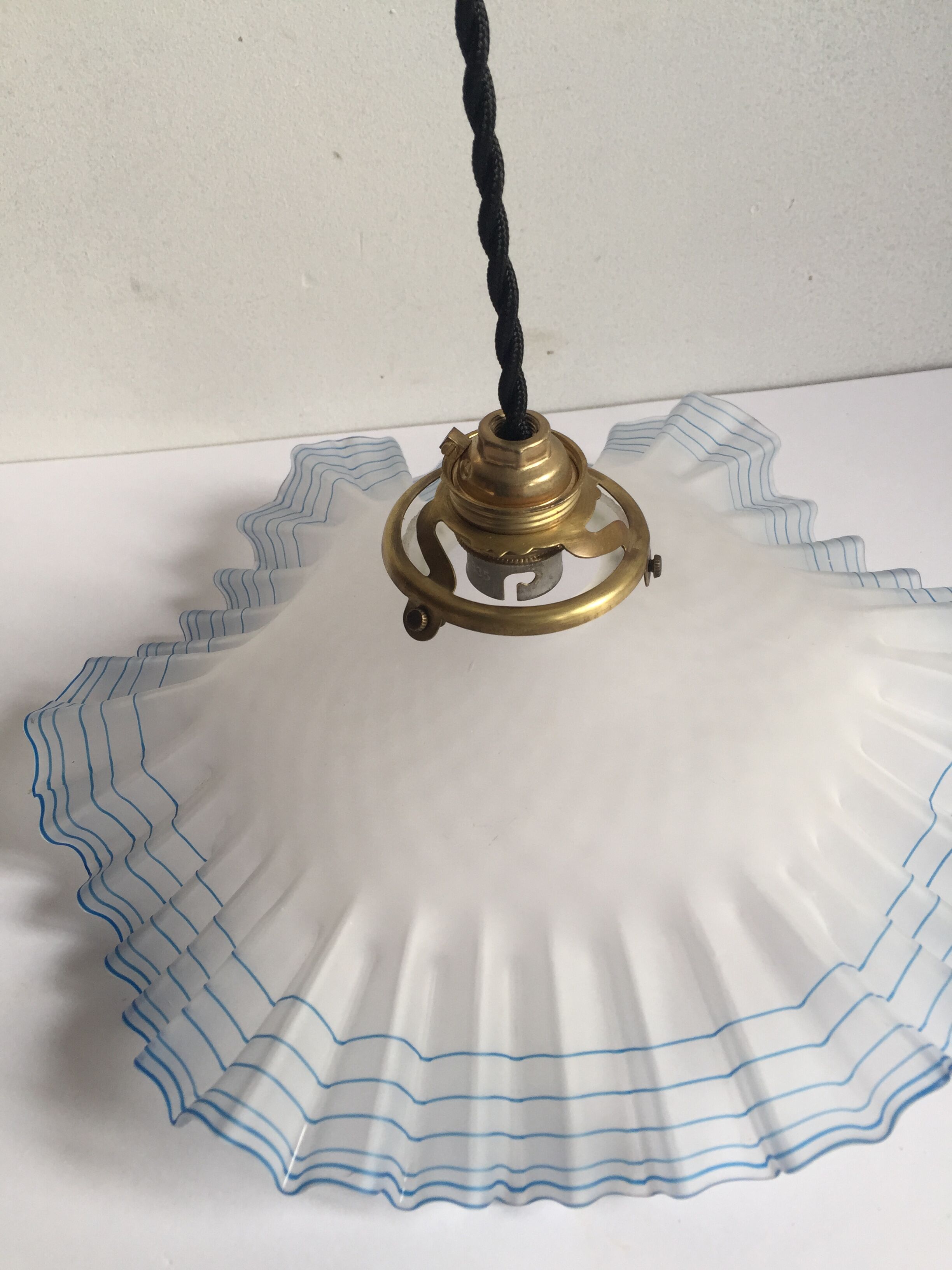 Suspension verre vintage