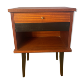 Wooden bedside table