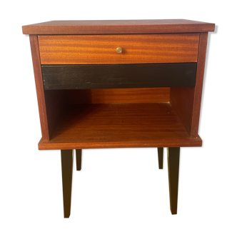 Wooden bedside table
