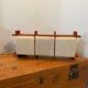 Scandinavian suspension design in teak and vintage perspex from the 1970s.