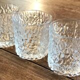Series of 3 whiskey glasses