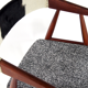 Fauteuil scandinave en bois 1960