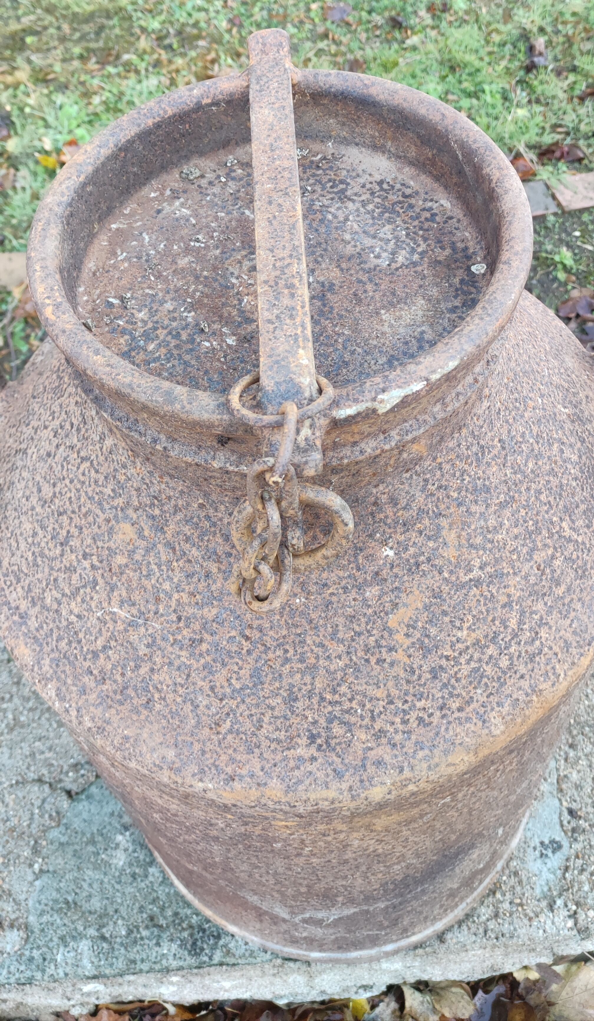 Old milk pot