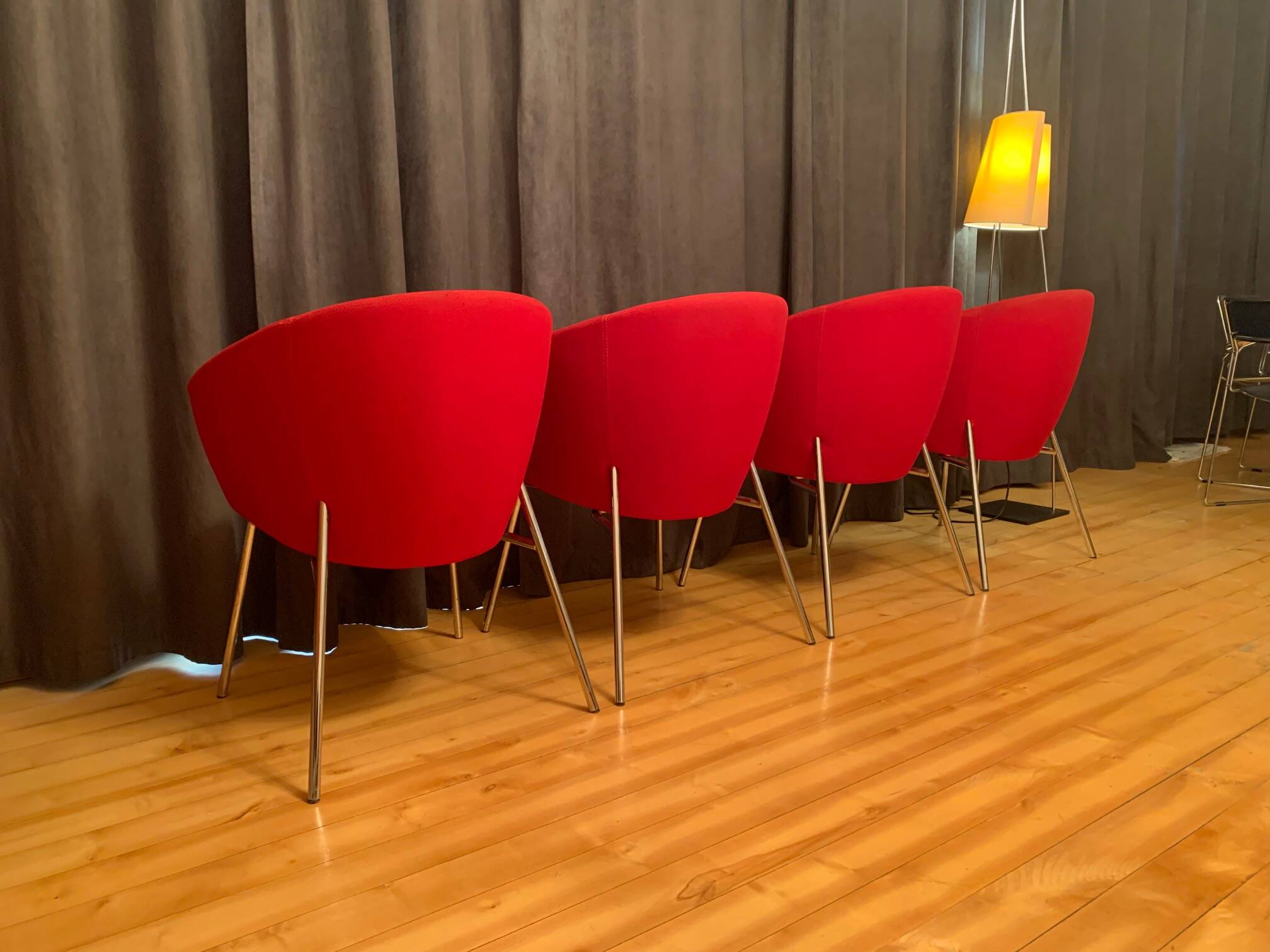 A set of four Megan club armchairs designed by René Holten, Artifort, the Netherlands