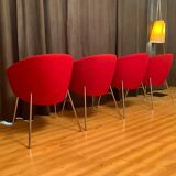 A set of four Megan club armchairs designed by René Holten, Artifort, the Netherlands