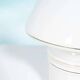 Vintage glass table lamp from the 70s, space age mushroom.