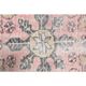 Vintage Turkish Oushak Handmade Wool Cotton Red Area Rug 142x223