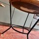 Vintage rattan side table