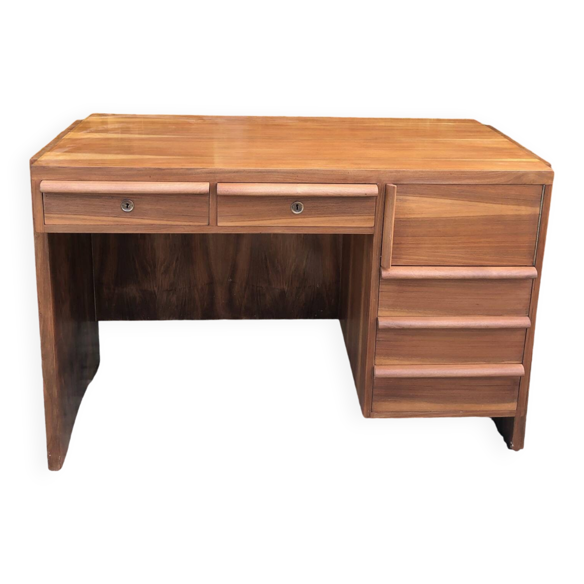 modernist teak desk
