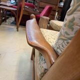 Scandinavian armchairs and ottomans