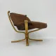 Falcon leather lounge chair by Sigurd Ressel for Vatne Møbler, 1970s