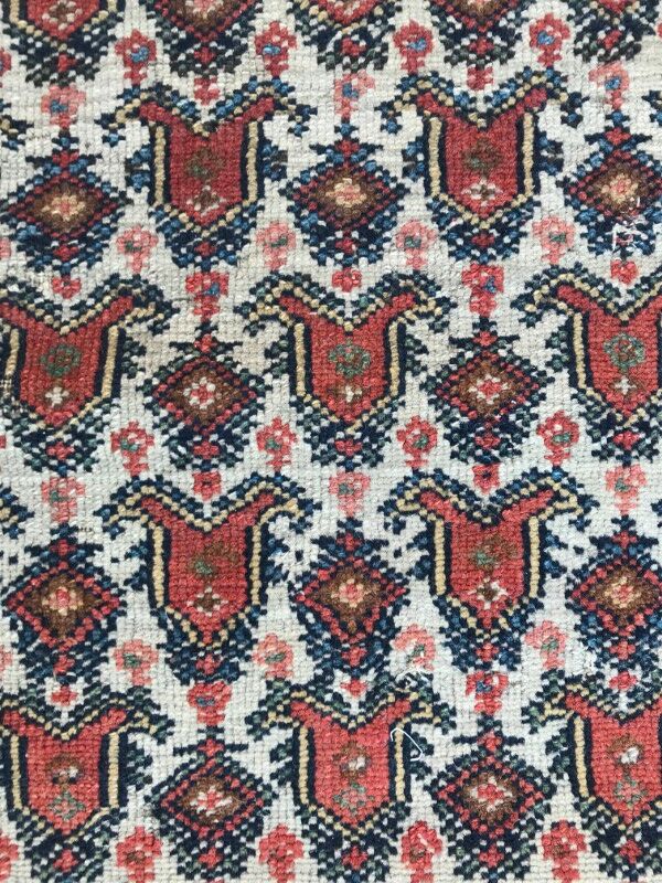 Former carpet Persian Malayer 19th century 135x205cm