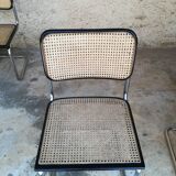 4 chairs b32 cesca by Marcel Breuer