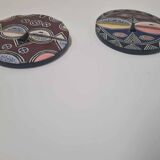 2 masques Africains Téké / Batéké