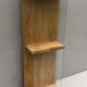 Used Oak And Glass Wall Shelf Swedish Design