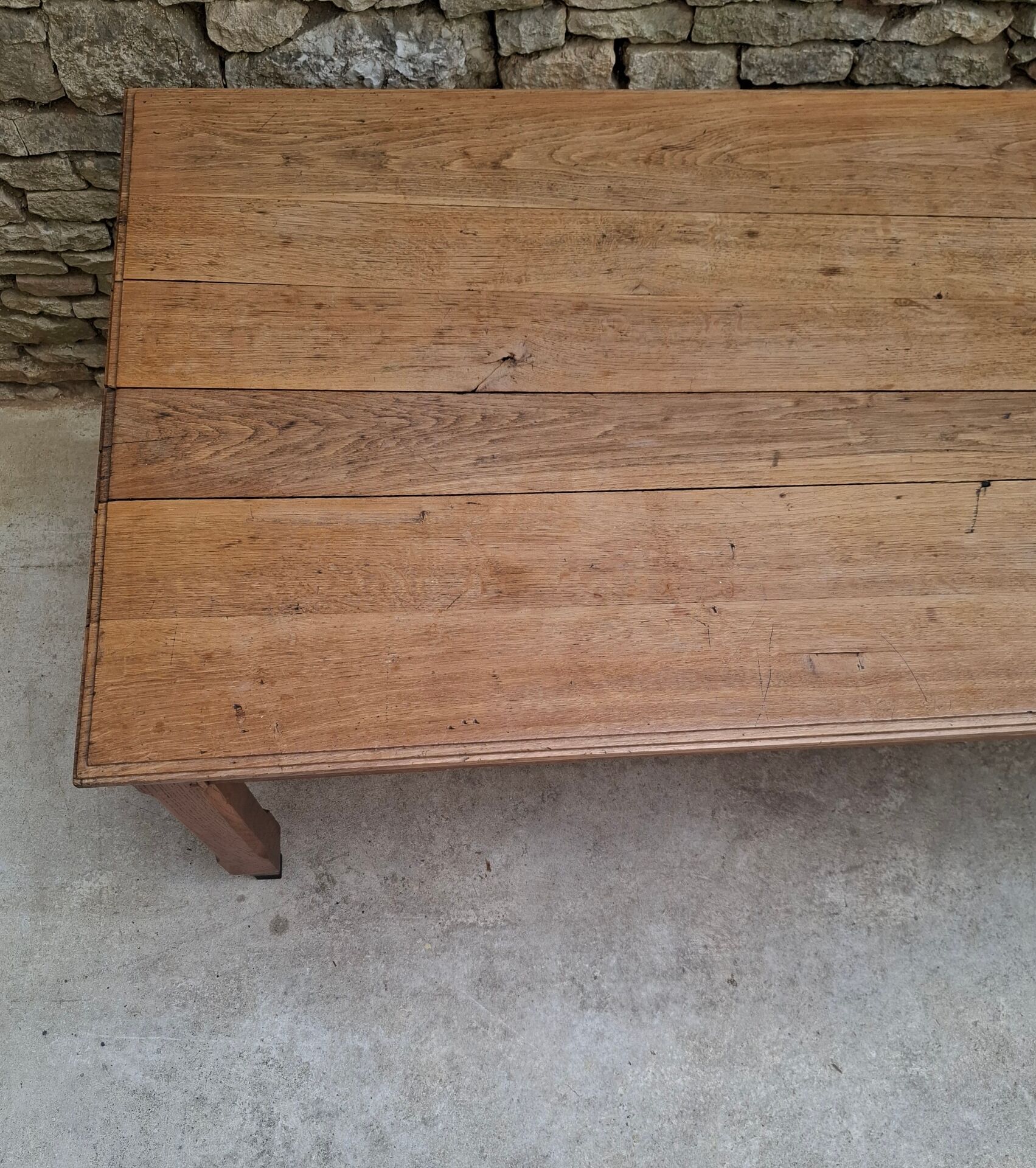 Oak farmhouse table 199cm x 89cm