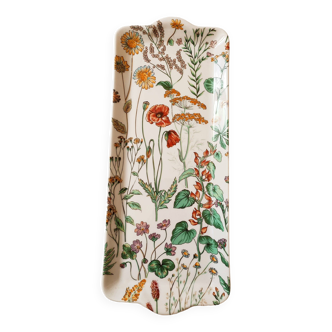 Rectangular traditional porcelain dish