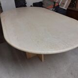 Travertine table