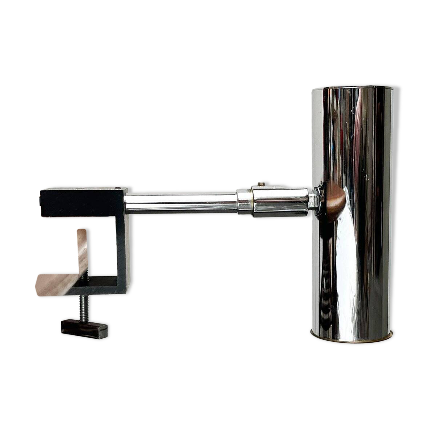 Mid-Century Modern minimalist clamp lamp by Cosack, 1960s.