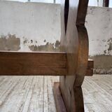 Monastery-style farmhouse table, pine, 210cm