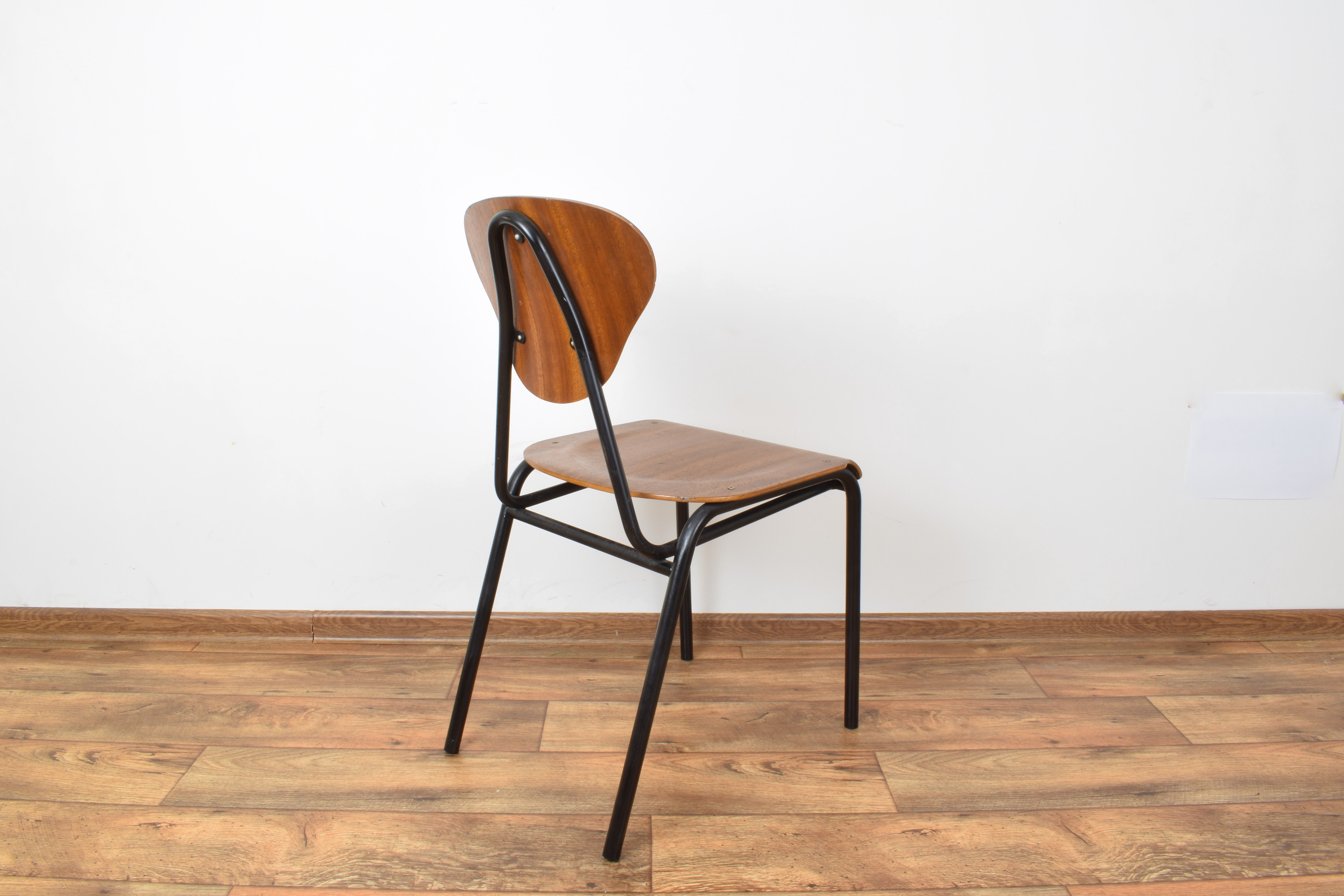 Danish teak school chairs, 1960