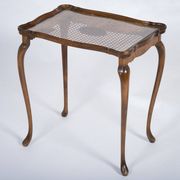 Vintage Nesting Tables with Rattan and Glass Top by Jason Møbler, 1960s, Set of 3