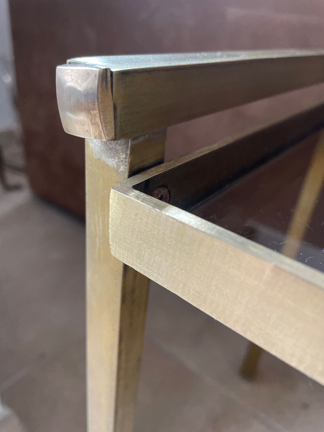 Vintage coffee table end of sofa 1970