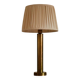 Tall Swedish brass bobbin lamps by Bergboms