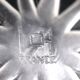 Dandelion cup signed Lalique VDA, glassware from Alsace