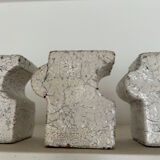 Set of cracked mini-vases