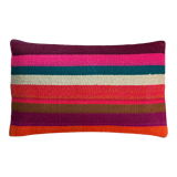 Housse de coussin kilim vintage turque faite à la main, 30 x 50 cm