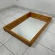Miroir scandinave vintage en bois de pin