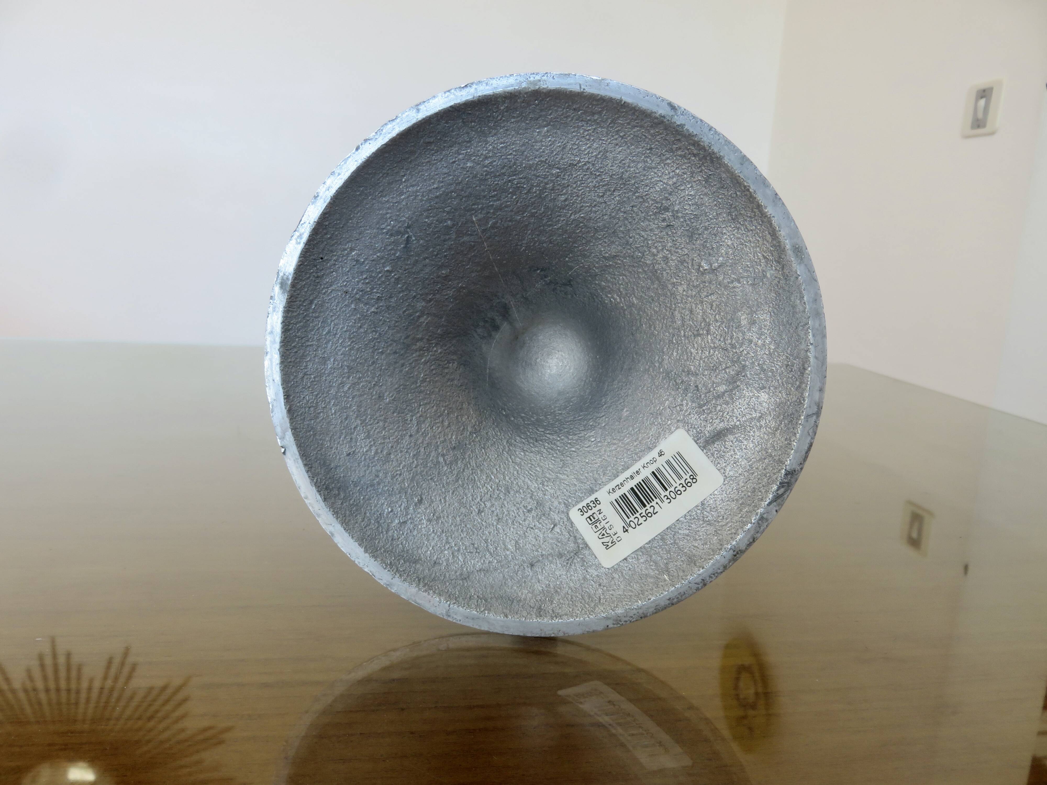 XXL candle holder by "Kare Design", cast aluminum, 1980s