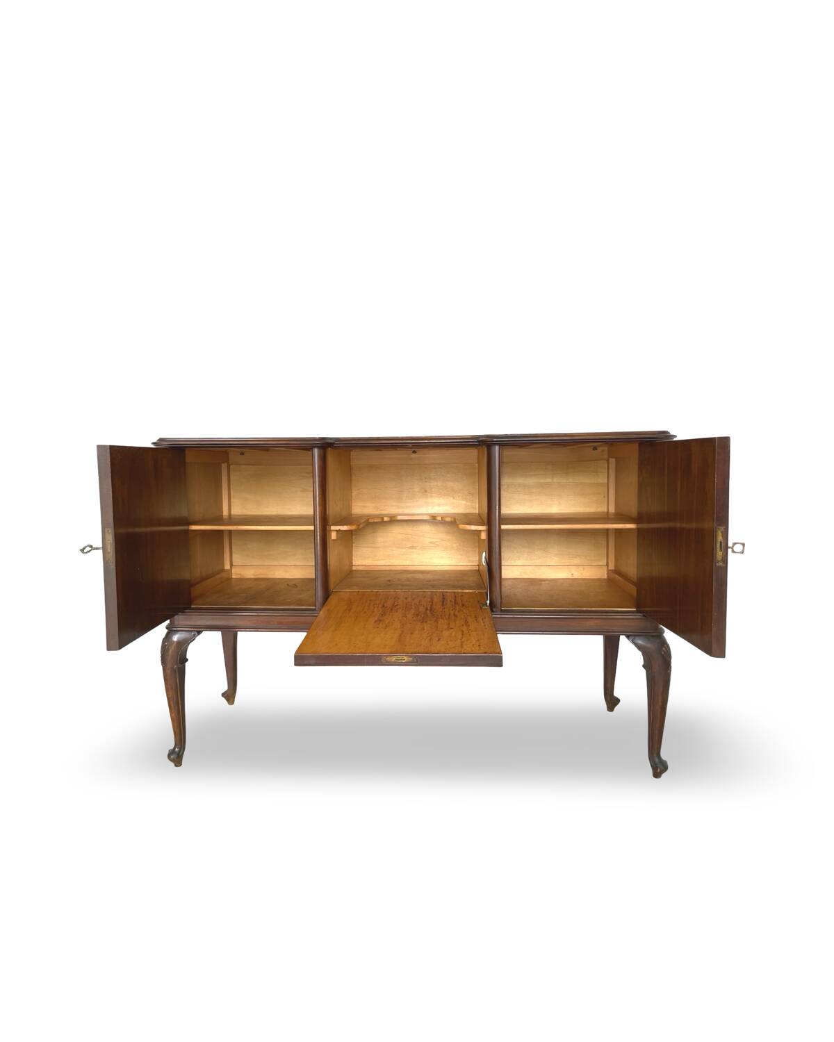 Élégant buffet italien fabriqué par Galleria G. Malafronte, Rome, années 1940