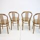 Ensemble de quatre chaises de salle à manger par TON, 1994