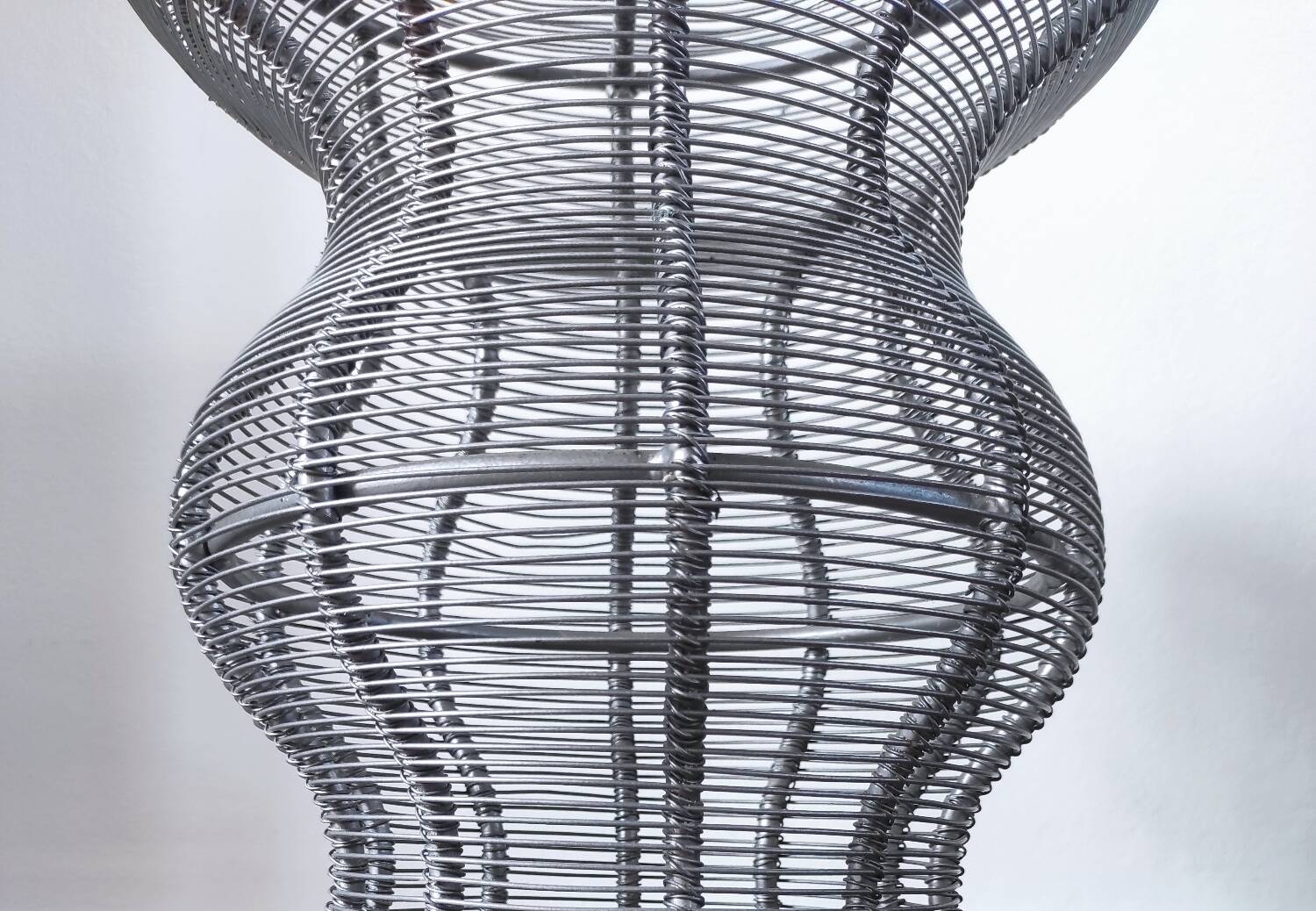 Vintage metal stool / side table
